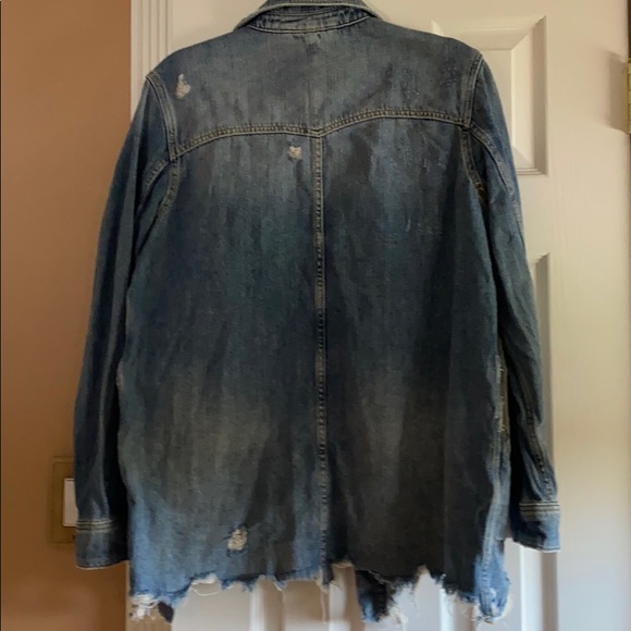 COPY - Free People Denim Shirt Jacket - Picture 4 of 4